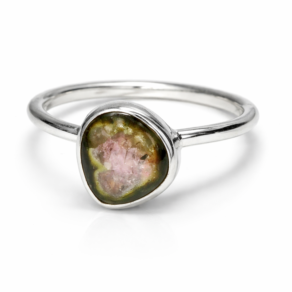 Wassermelonen - Turmalin - Ring
