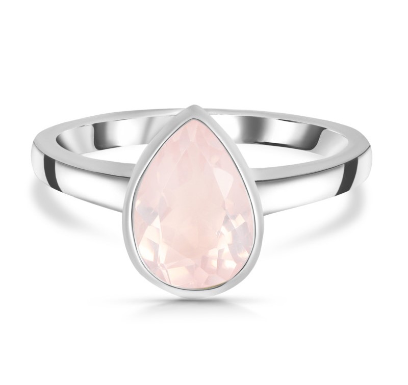 Rosenquarz - Ring