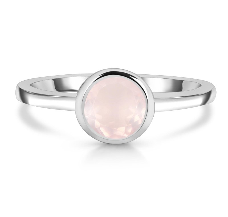 Rosenquarz - Ring