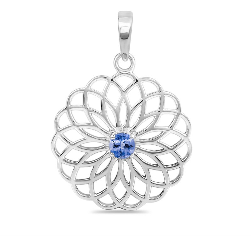 Tansanit - Blume des Lebens