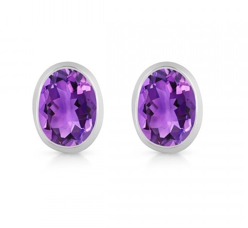 Amethyst - Ohrstecker